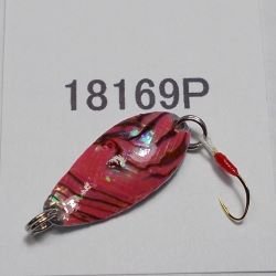 画像1: 川魚貝貼りスプーン１．８ｇ　18169P　蛍光ピンク