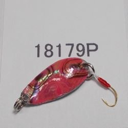 画像1: 川魚貝貼りスプーン１．８ｇ　18179P　蛍光ピンク