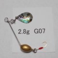 川魚マイクロ・スピナーベイト・貝貼りSP  2.8g G07