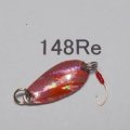 川魚貝貼りスプーン1ｇ　No.148 レッド