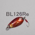 川魚貝貼りスプーン1ｇ・バーブレス　No.126 レッド
