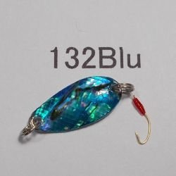 画像1: 川魚貝貼りスプーン1ｇ　No.132 ブルー