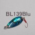 川魚貝貼りスプーン1ｇ・バーブレス　No.139 ブルー