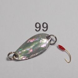 画像1: 川魚貝貼りスプーン1ｇ　No.99　日本アワビ