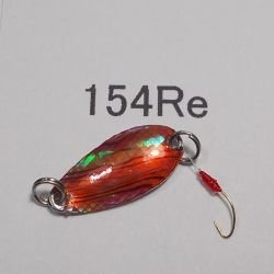 画像1: 川魚貝貼りスプーン1ｇ　No.154 レッド