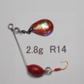 川魚マイクロ・スピナーベイト・貝貼りSP  2.8g R14