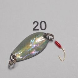 画像1: 川魚貝貼りスプーン1ｇ　No.20　日本アワビ