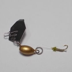 画像1: 川魚マイクロ・チャター・フライ 1.5g（金）