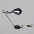 川魚マイクロ・スピナーベイト・フライ 1.7g（オリーブ）