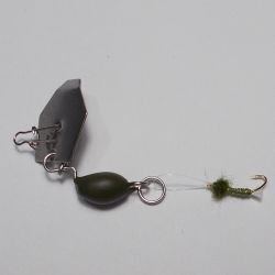 画像1: 川魚マイクロ・チャター・フライ 1.5g（オリーブ）