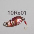 川魚貝貼りスプーン1ｇ　No.10Re01 レッド