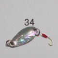 川魚貝貼りスプーン1ｇ　No.99　日本アワビ
