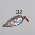 川魚貝貼りスプーン1ｇ　No.32　日本アワビ