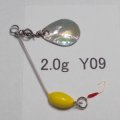 川魚マイクロ・スピナーベイト・貝貼りSP  2.0g Y09