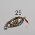 川魚貝貼りスプーン1ｇ　No.25　メキシコアワビ