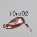 川魚貝貼りスプーン1ｇ　No.10re02 レッド