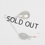 画像: 川魚マイクロ・スピナーベイト(金) 2.8g オリーブグレイ