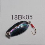画像: 川魚貝貼りスプーン１．８ｇ　18Bk05　ブラック