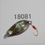 画像: 川魚貝貼りスプーン１．８ｇ　18081　メキシコアワビ