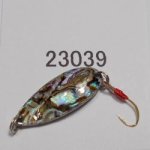 画像: 川魚貝貼りスプーン2.3ｇ　No.23039　メキシコアワビ