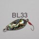 画像: 川魚貝貼りスプーン1ｇ・バーブレス　No.33 メキシコアワビ