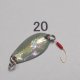 画像: 川魚貝貼りスプーン1ｇ　No.20　日本アワビ