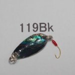 画像: 川魚貝貼りスプーン1ｇ　No.119 ブラック