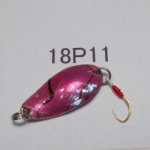 画像: 川魚貝貼りスプーン1.8g 18P11 ピンク