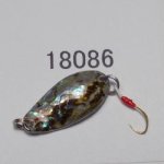 画像: 川魚貝貼りスプーン1.8g 18086 メキシコアワビ