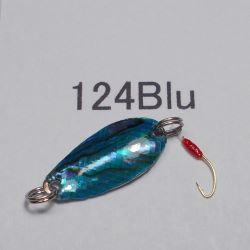 画像1: 川魚貝貼りスプーン1ｇ　No.124 ブルー